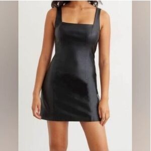 Dynamite Dress Faux Leather